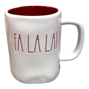 Rae Dunn Artisan Collection By Magenta Ceramic Mug Red Interior Fa La La